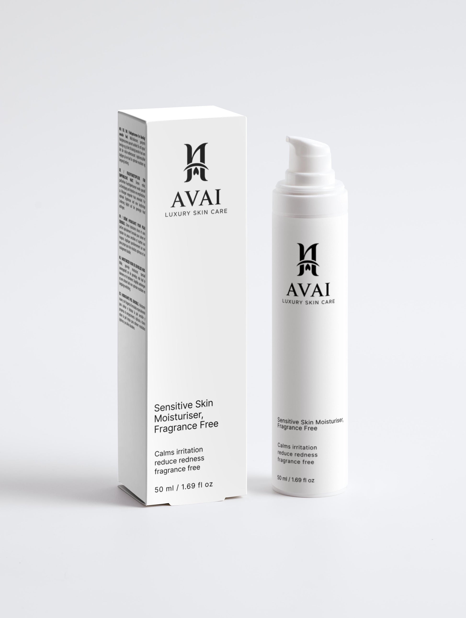 Sensitive Skin Moisturizer, Fragrance Free